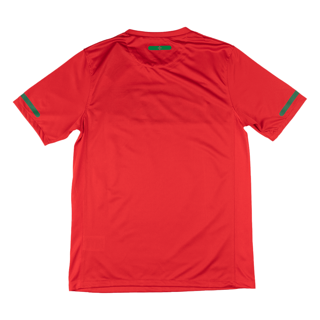 Retro 2010 Portugal Home Soccer Jersey - Image 2
