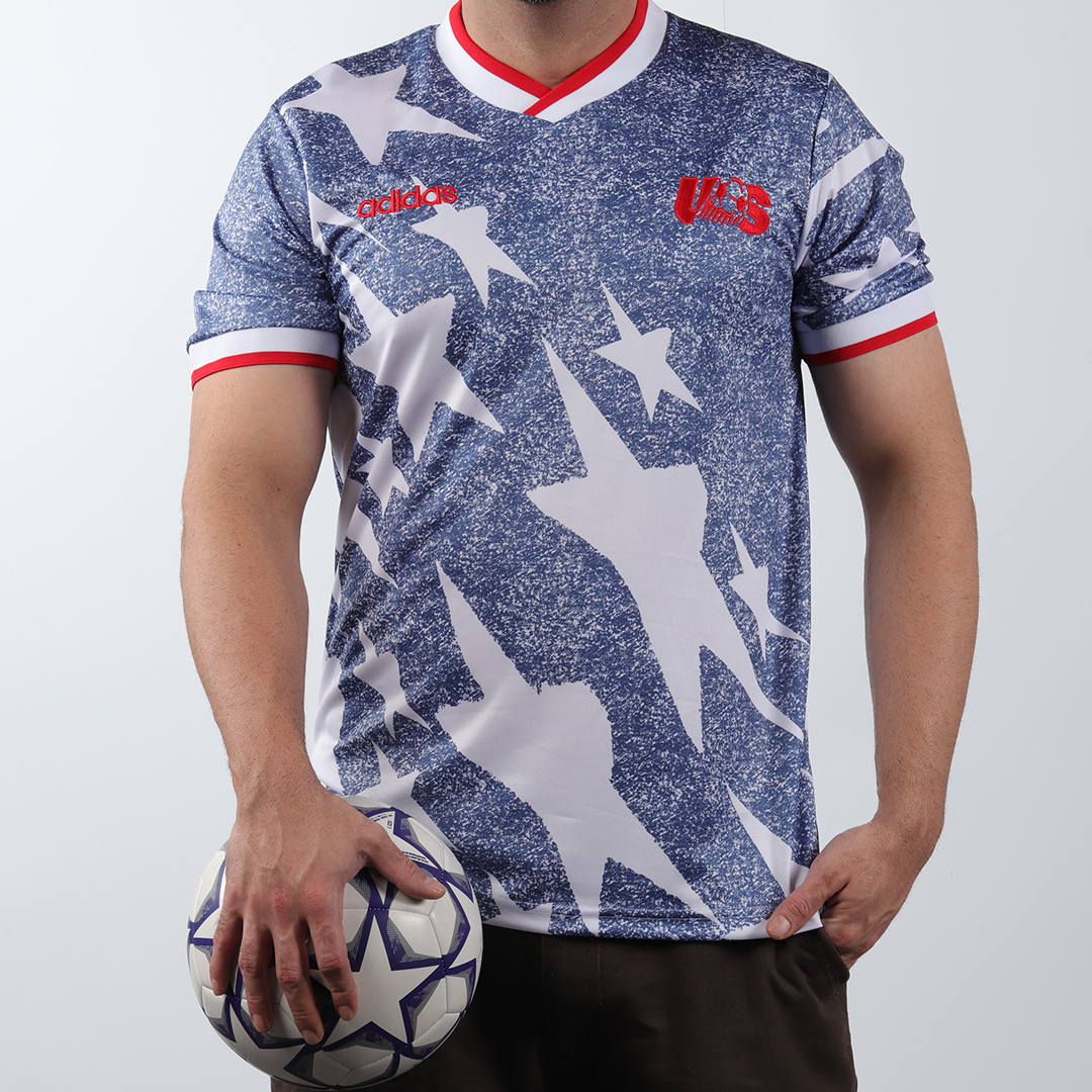 Retro 1994 USA Away Soccer Jersey - Image 3