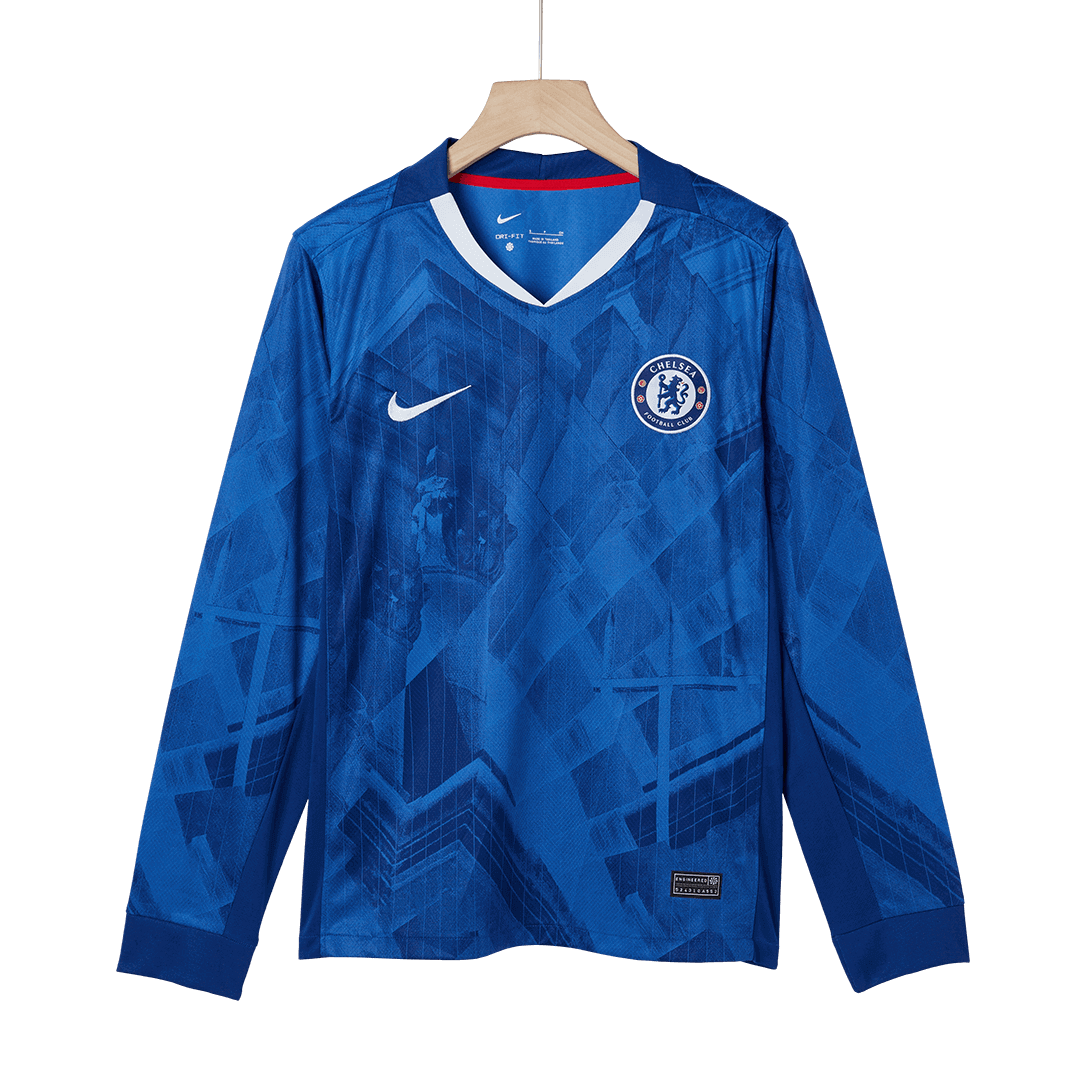 Chelsea Home Long Sleeve Soccer Jersey 2025/26 - Image 5