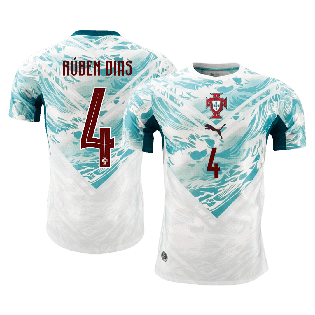 RÚBEN DIAS #4 Portugal Away Soccer Jersey 2026 Player Version