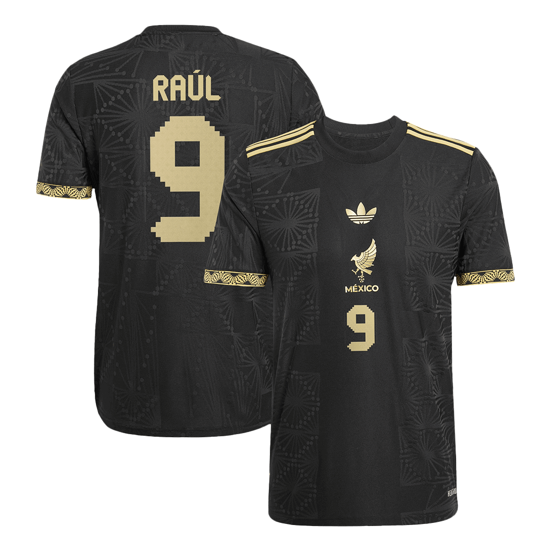 Authentic RAĂL #9 Mexico Third Away Soccer Jersey 2025 - Gold Cup