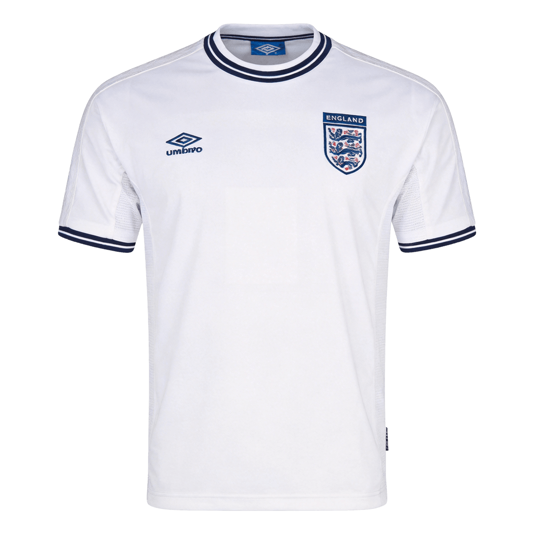 Retro 2000 England Home Soccer Jersey