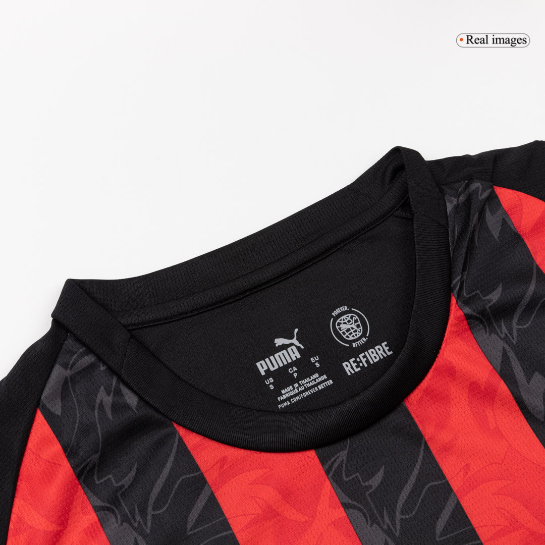 AC Milan Home Long Sleeve Soccer Jersey 2025/26 - Image 5