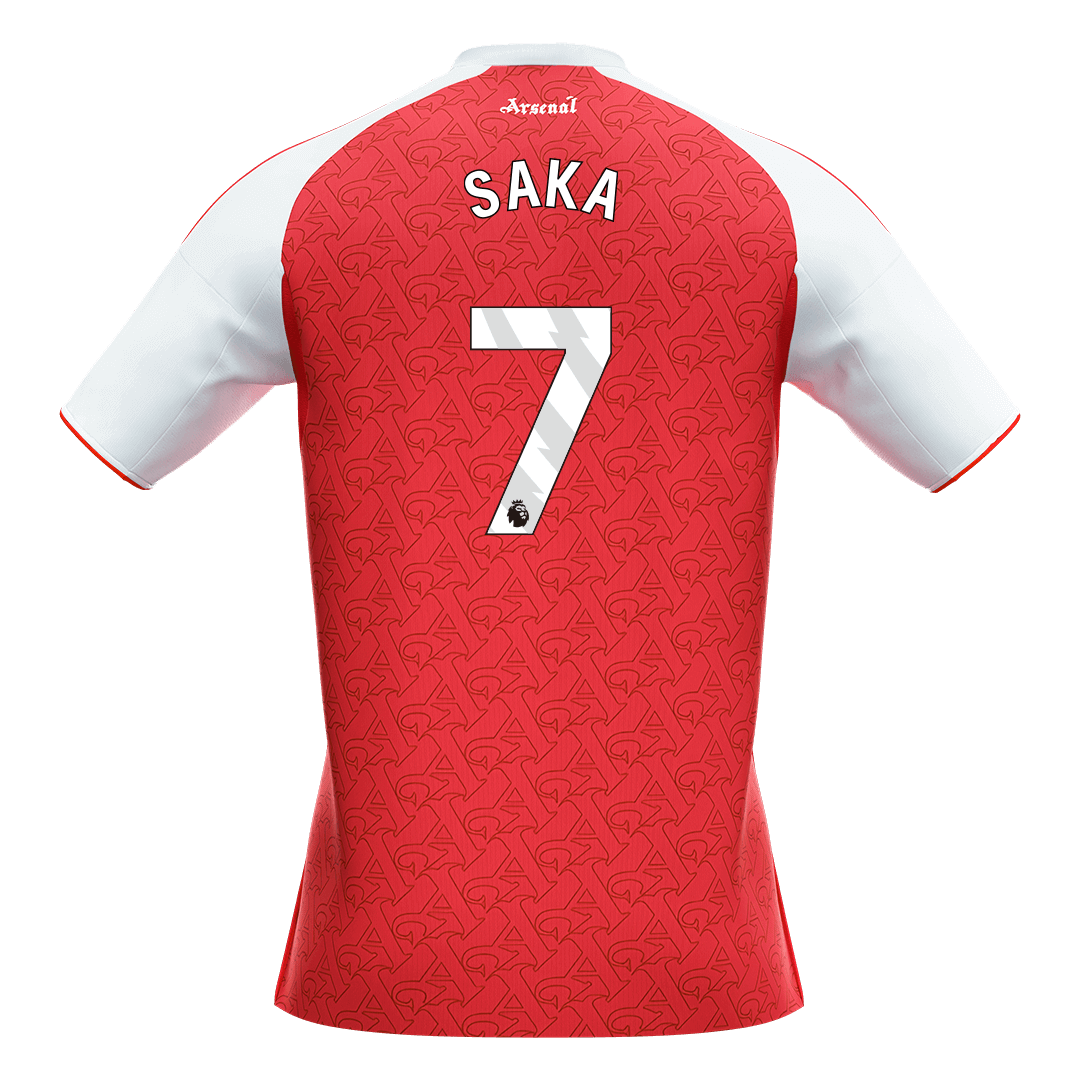 SAKA #7 Arsenal Home Soccer Jersey 2025/26 - Image 2
