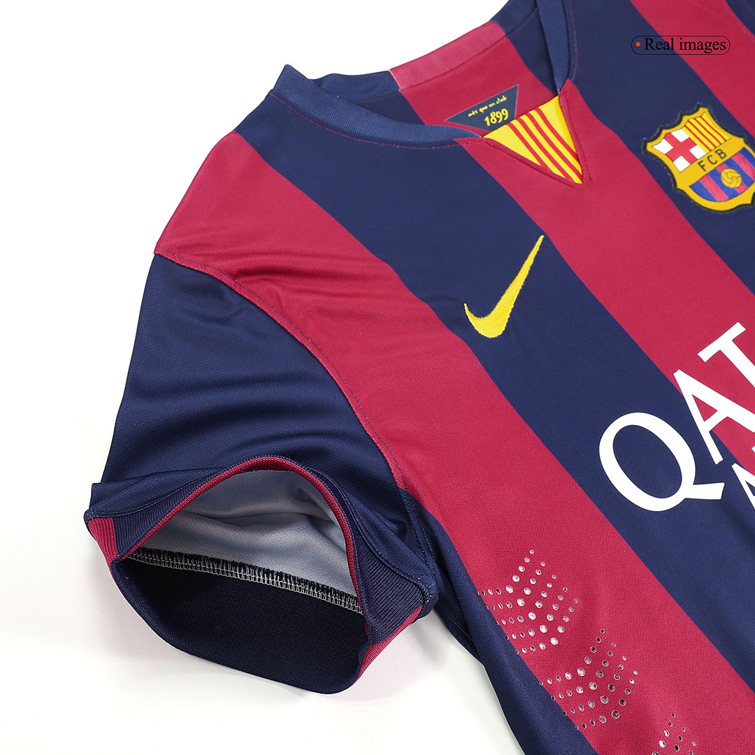 Retro MESSI #10 2014/15 Barcelona Home Soccer Jersey - Image 6