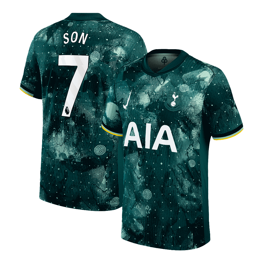 SON #7 Tottenham Hotspur Third Away Soccer Jersey 2024/25 Player Version
