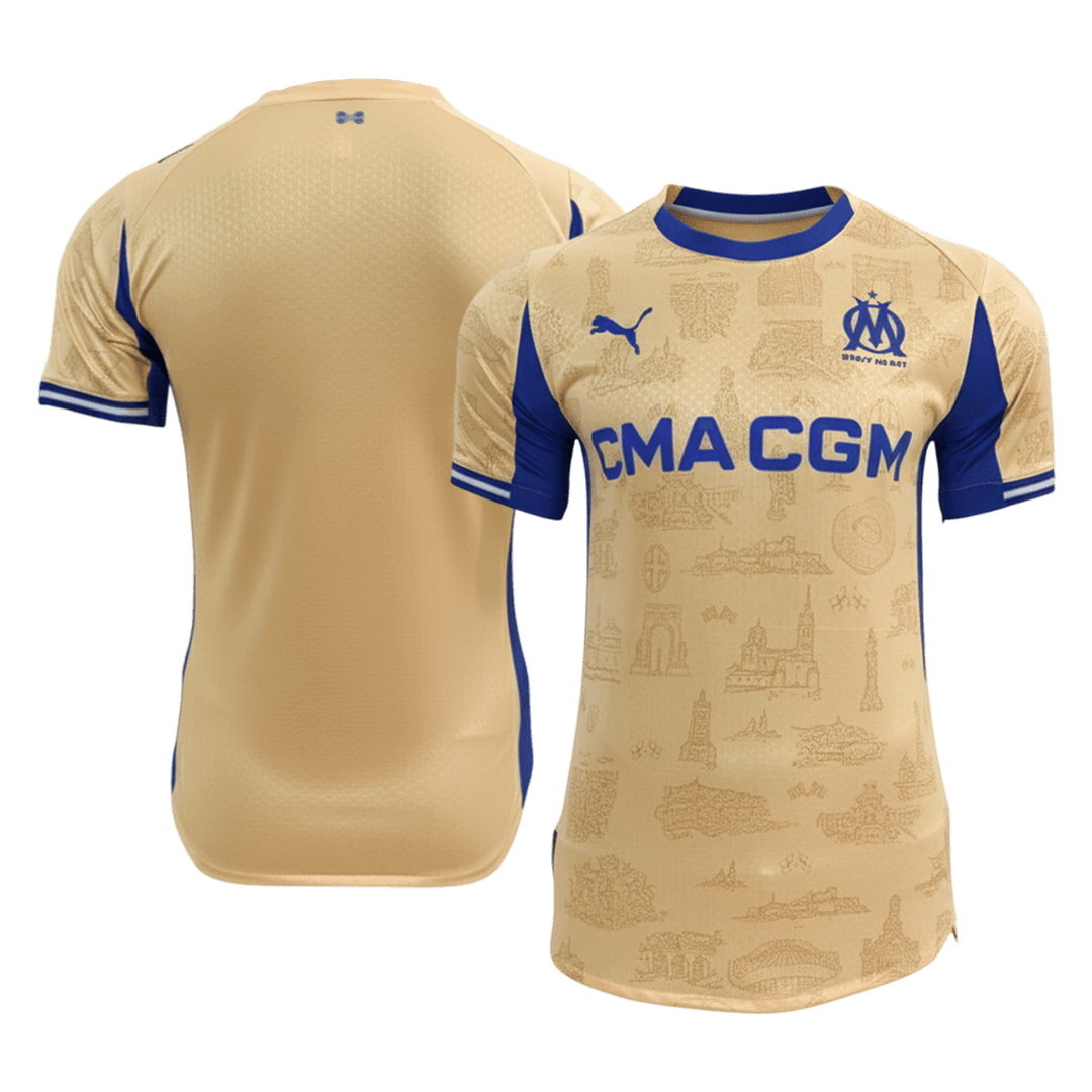 Marseille Fourth Away Soccer Jersey 2025/26 Player Version - Image 3