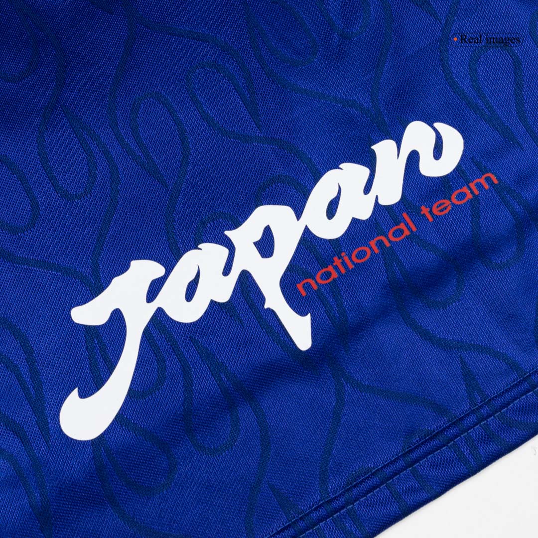 Retro 1998 Japan Home Long Sleeve Soccer Jersey - Image 9