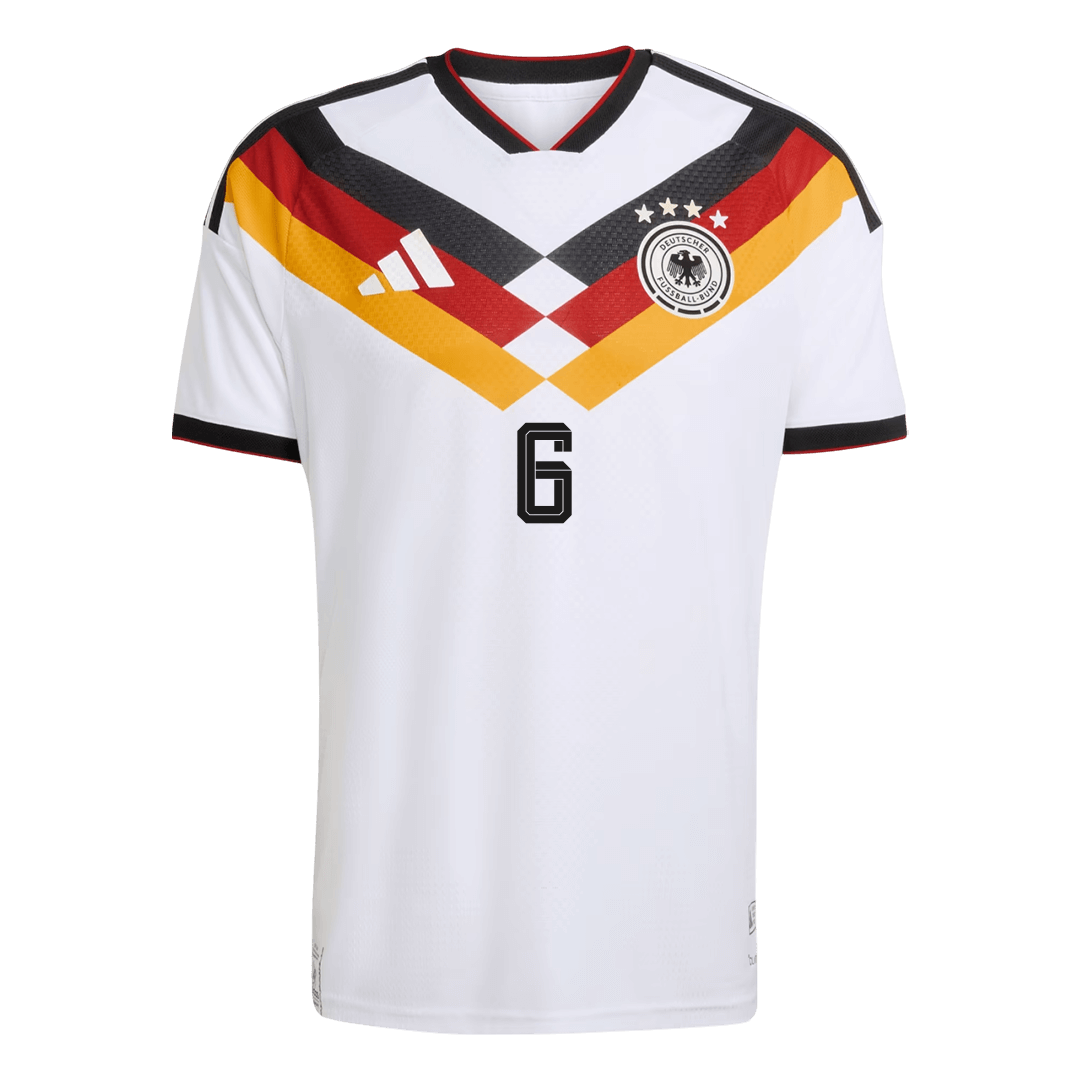 KIMMICH #6 Germany Home Soccer Jersey 2026 Player Version - Image 2