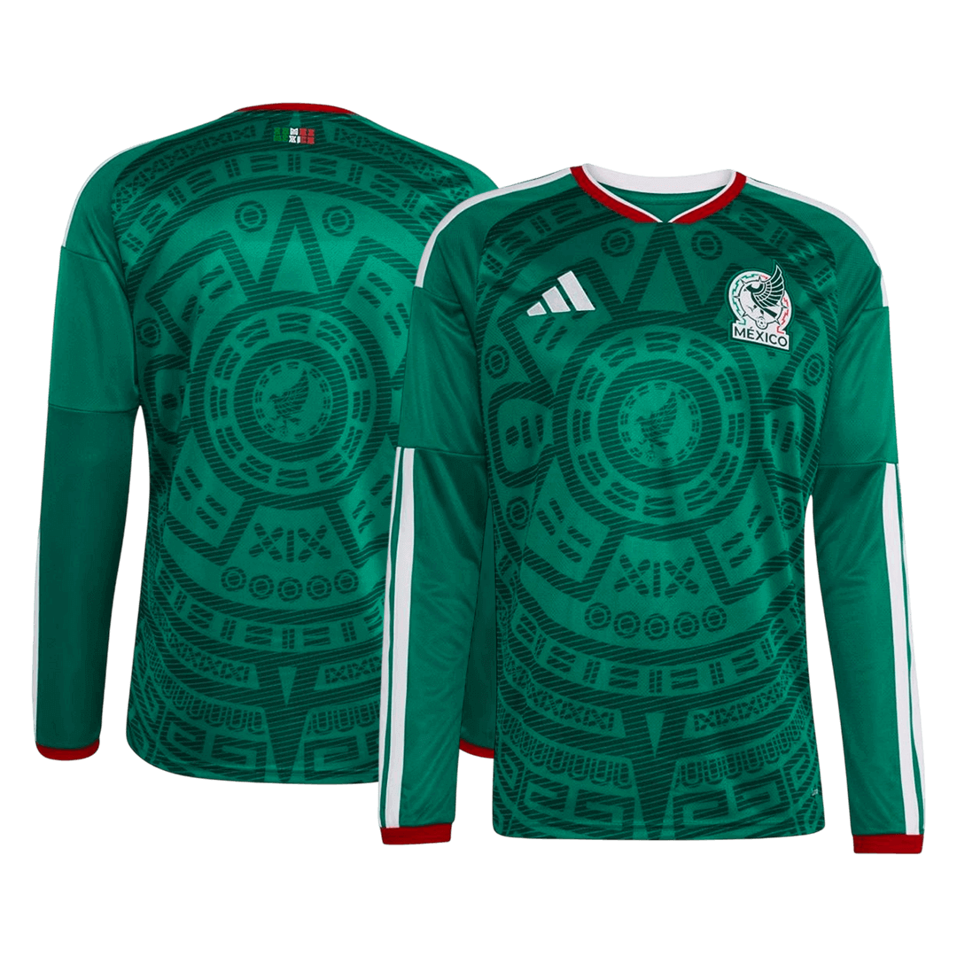 Mexico Home Long Sleeve Soccer Jersey 2026 - Image 3