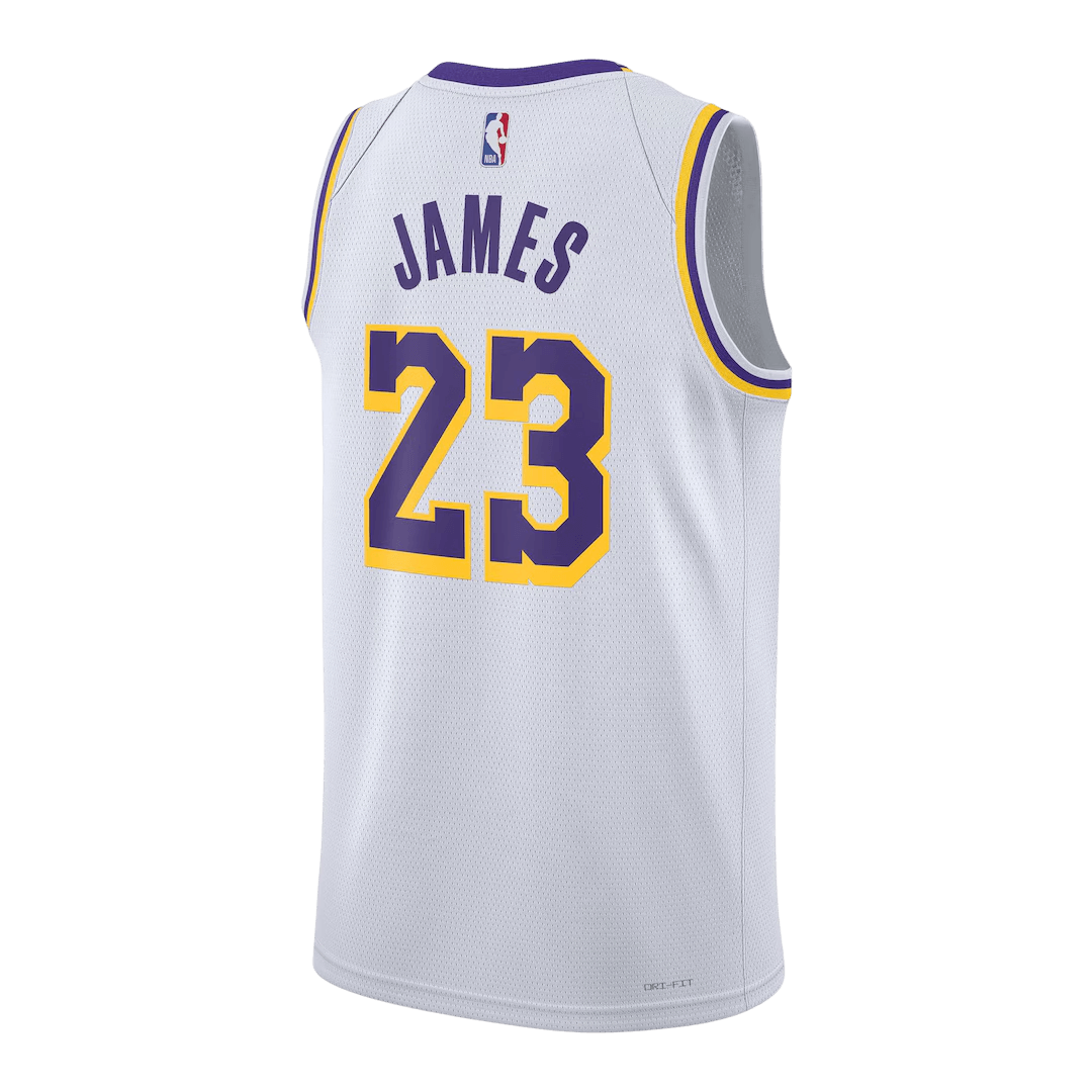 Los Angeles Lakers James #23 Swingman NBA Jersey - Association Edition - Image 3