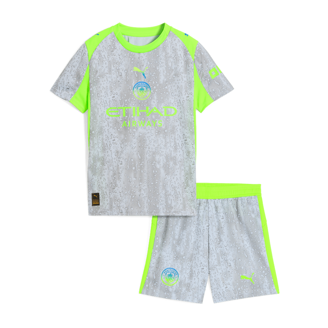 Kid's Manchester City Third Away Soccer Jersey 2025/26