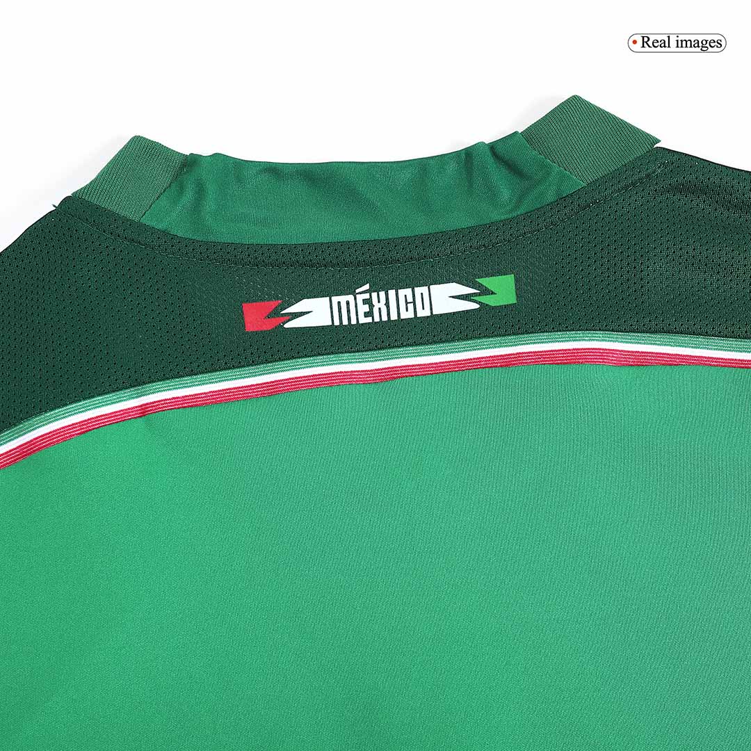 Retro 2014 Mexico Home Soccer Jersey - Image 7