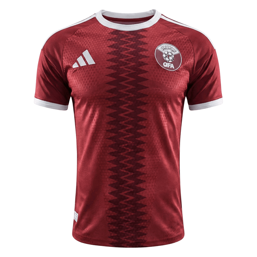 Qatar Home Soccer Jersey 2026 Player Version