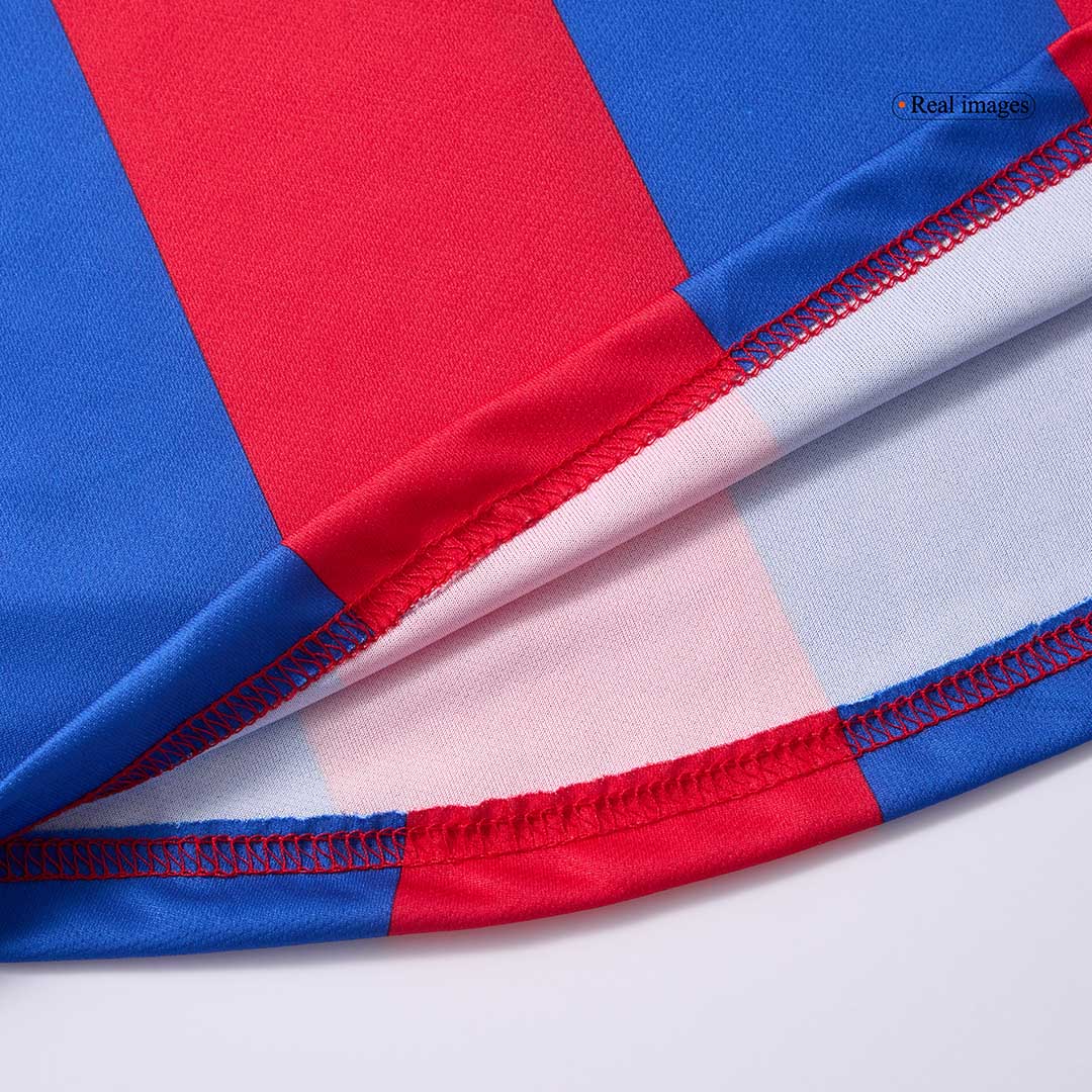Retro 2001/02 Barcelona Home Soccer Jersey - Image 9