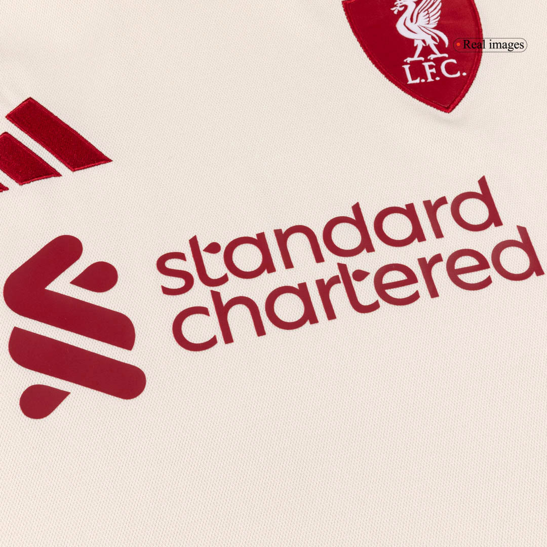 Liverpool Away Long Sleeve Soccer Jersey 2025/26 - Image 8