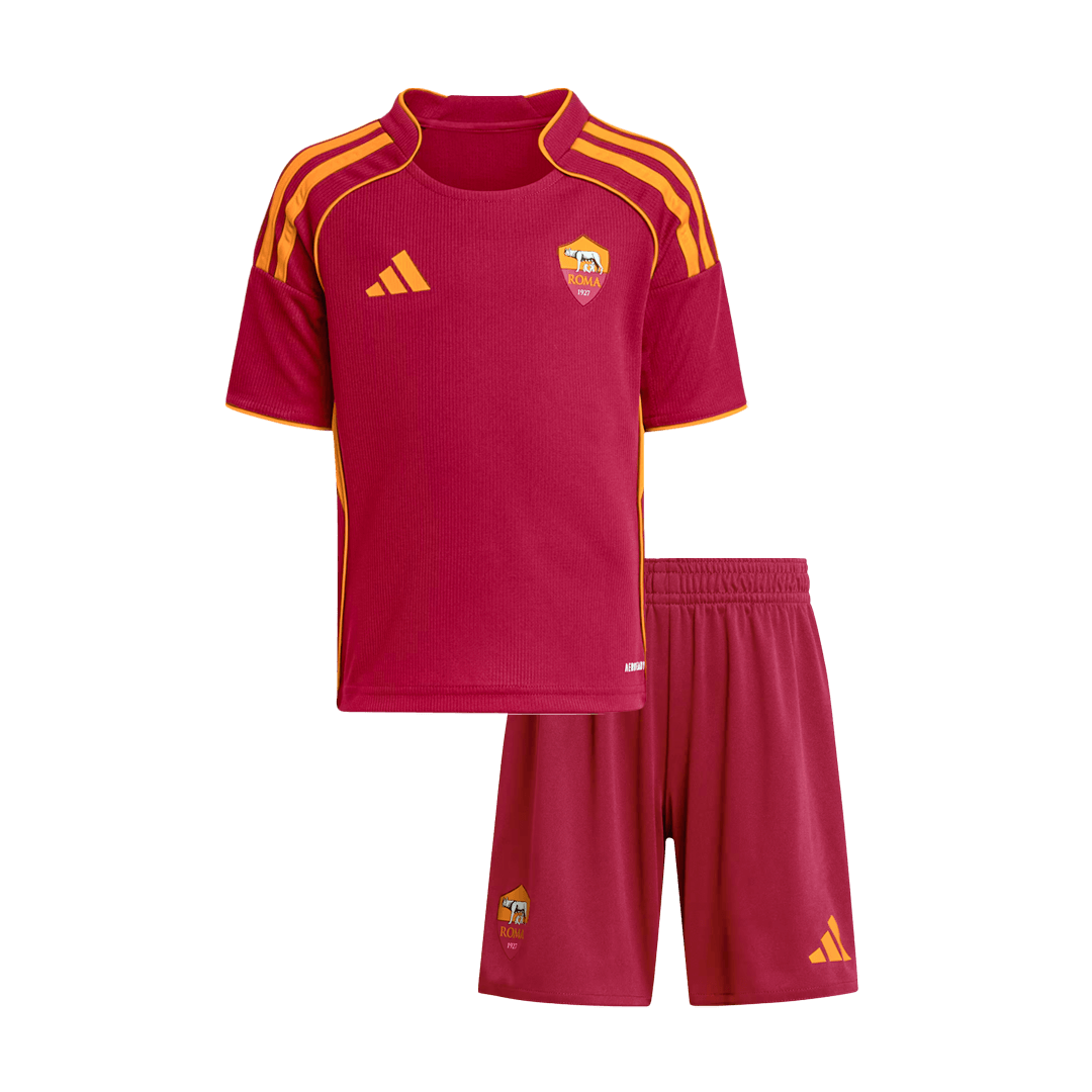 Kid's Roma Home Soccer Jersey 2025/26