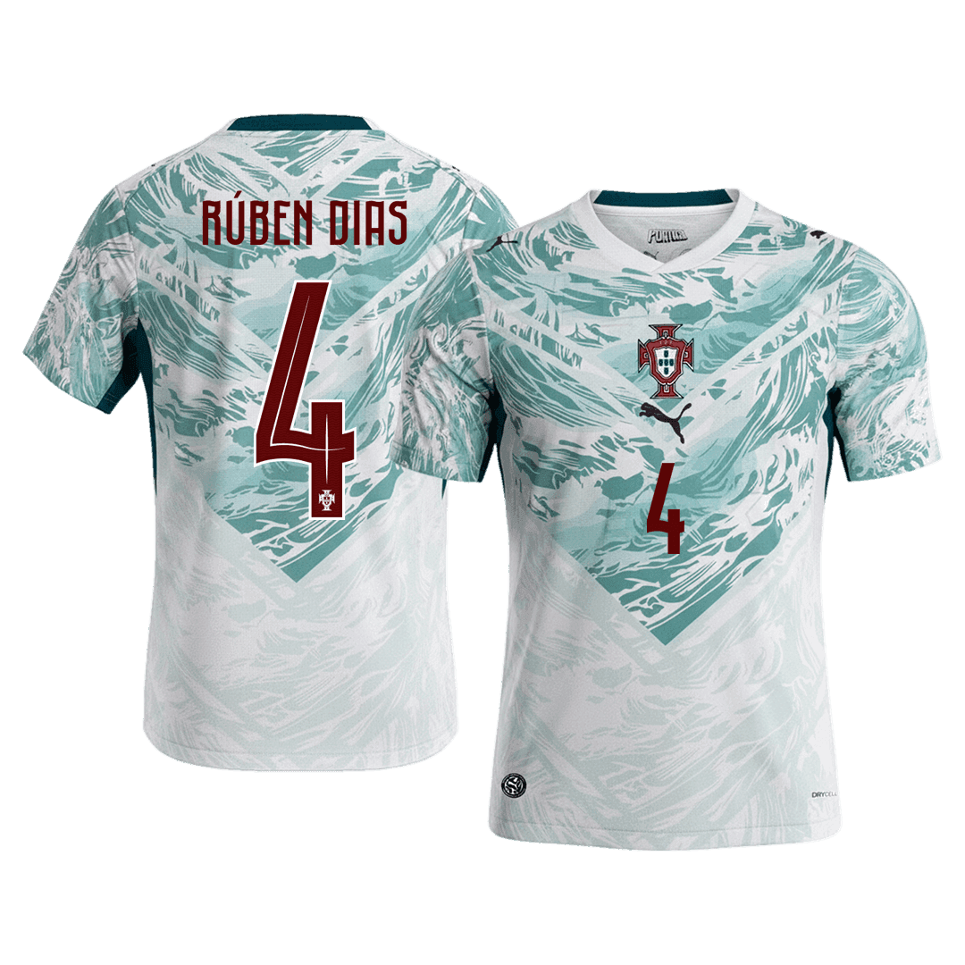 RÚBEN DIAS #4 Portugal Away Soccer Jersey 2026