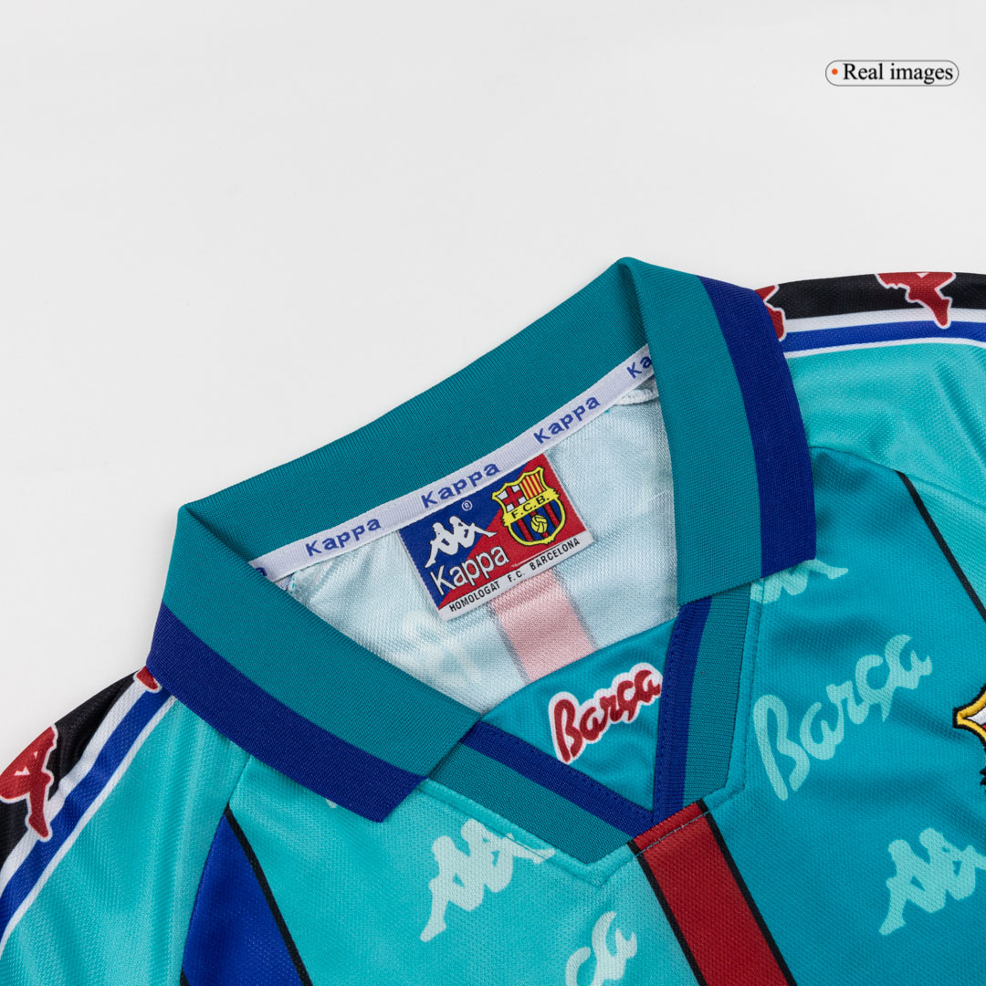 Retro 1996/97 Barcelona Away Soccer Jersey - Image 4