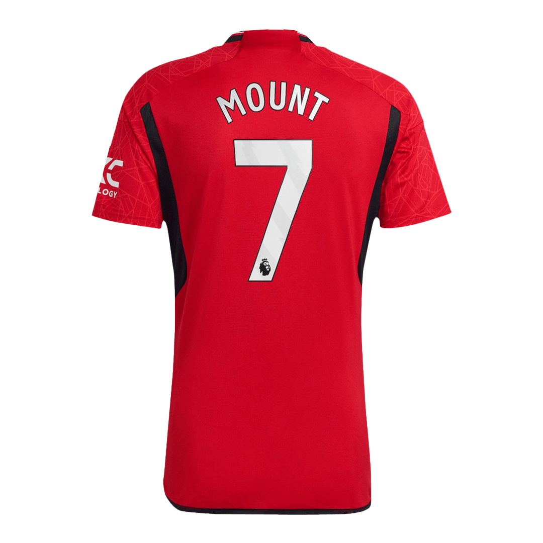 MOUNT #7 Manchester United Home Soccer Jersey 2023/24 - Image 3