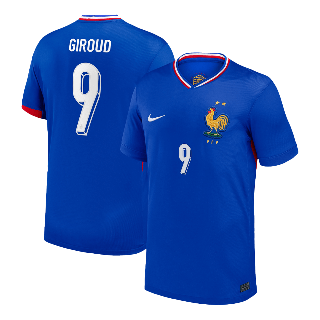GIROUD #9 France Home Soccer Jersey 2024