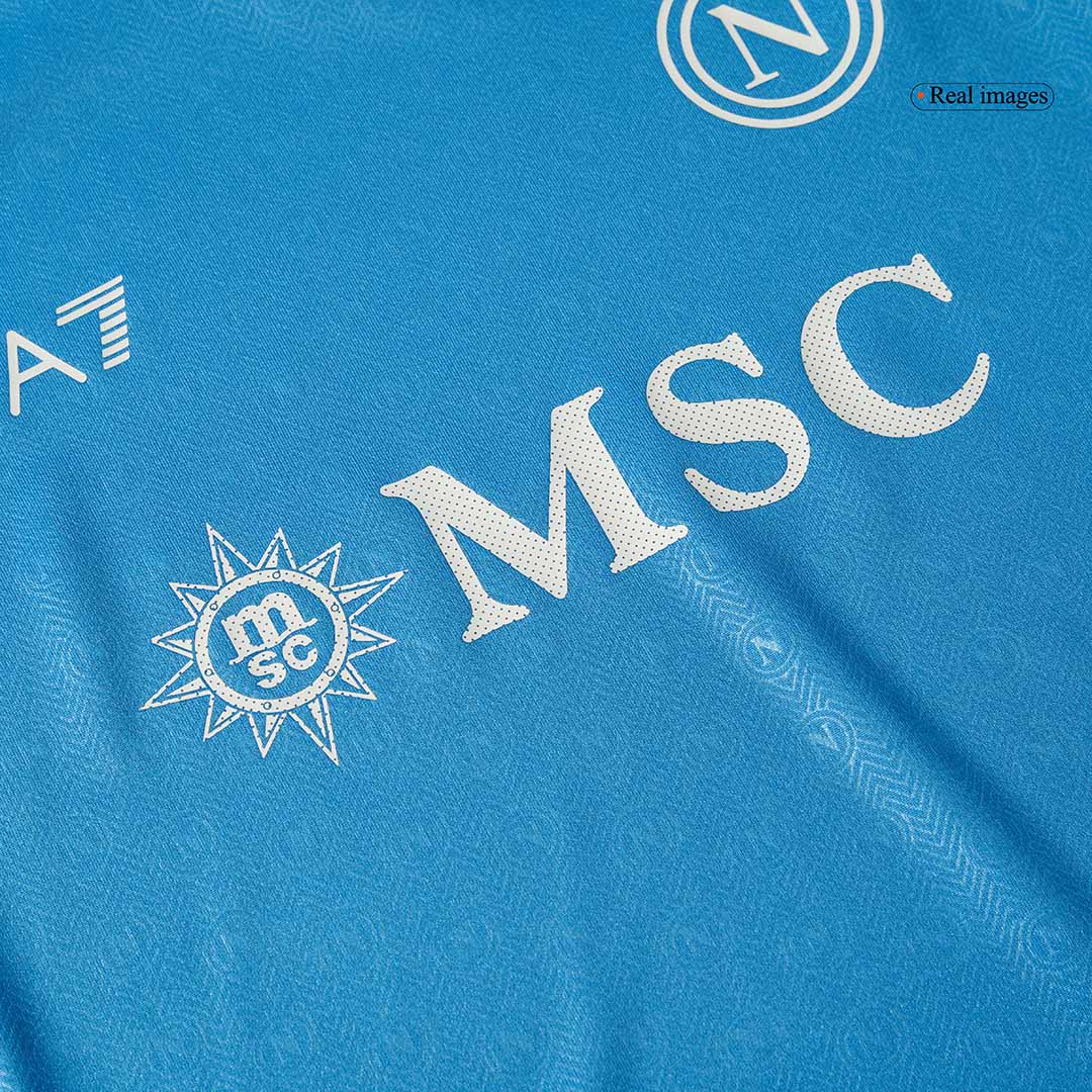 Kid's Napoli Home Soccer Jersey Kit(Jersey+Shorts) 2024/25 - Image 11