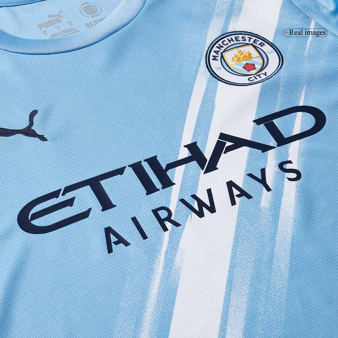 Manchester City Home Long Sleeve Soccer Jersey 2025/26 - Image 10