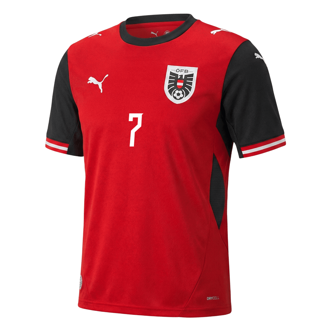 ARNAUTOVIC #7 Austria Home Soccer Jersey 2026 - Image 3