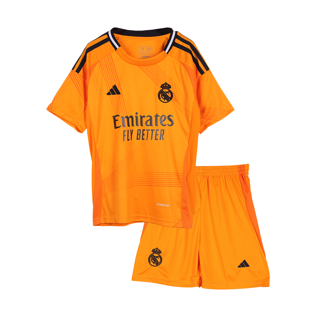 Kid's Real Madrid Away Soccer Jersey Kit(Jersey+Shorts) 2024/25 - Image 3
