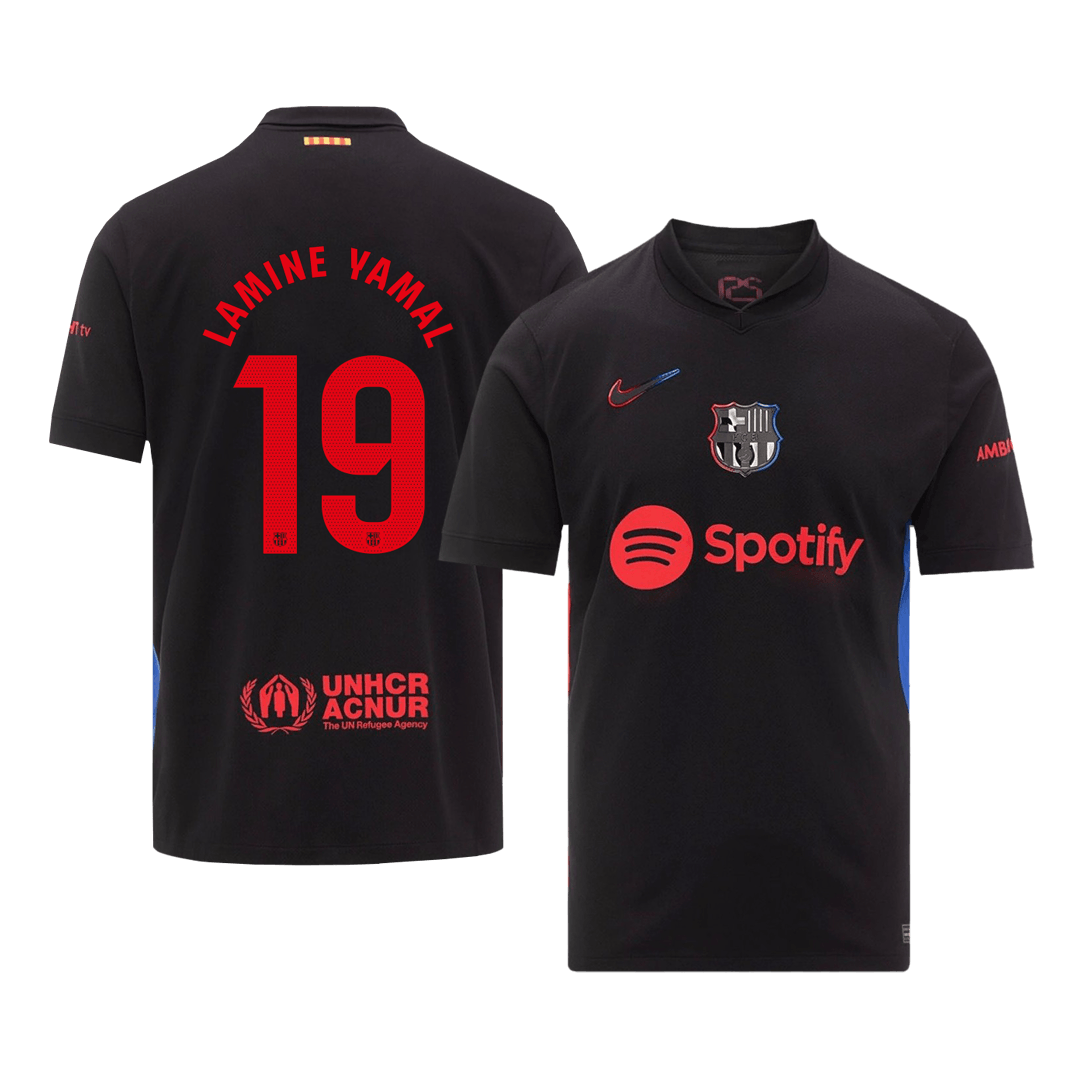 LAMINE YAMAL #19 Barcelona Away Soccer Jersey 2024/25