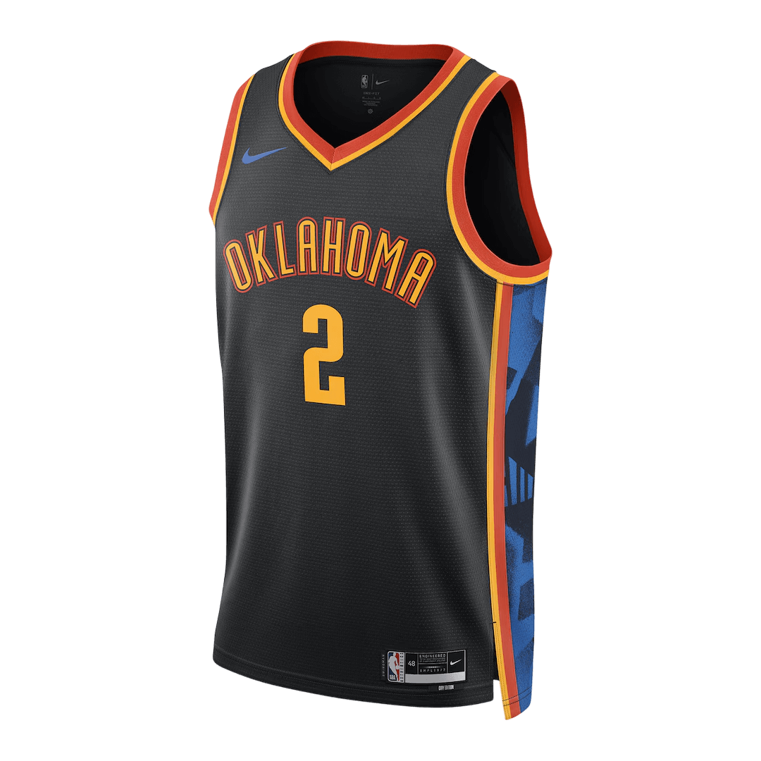 Oklahoma City Thunder Gilgeous-Alexander #2 2024/25 Swingman NBA Jersey - City Edition - Image 2