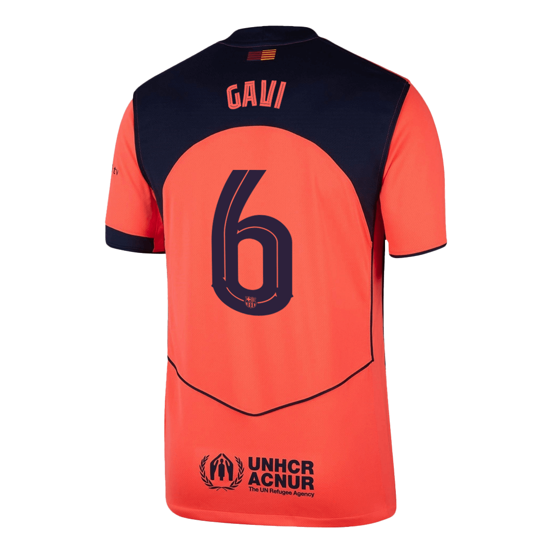 GAVI #6 Barcelona Third Away Soccer Jersey 2025/26 -UCL - Image 3