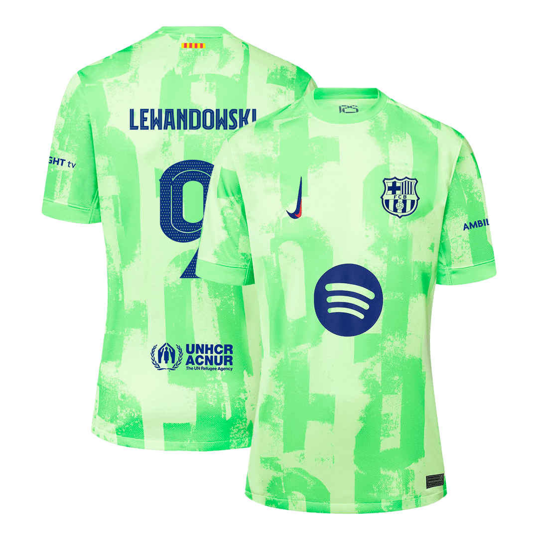 LEWANDOWSKI #9 Barcelona Third Away Soccer Jersey 2024/25