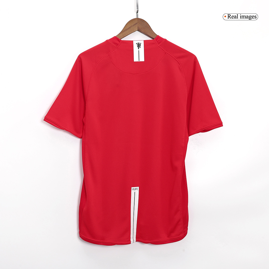 Retro 2007/08 Manchester United Home Soccer Jersey - Image 2