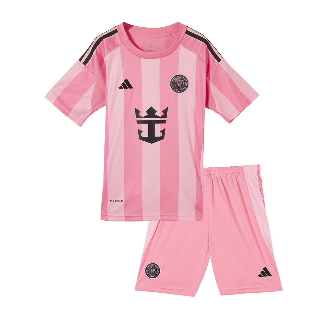 Kid's Inter Miami CF Home Soccer Jersey Kit(Jersey+Shorts) 2025 - Image 2