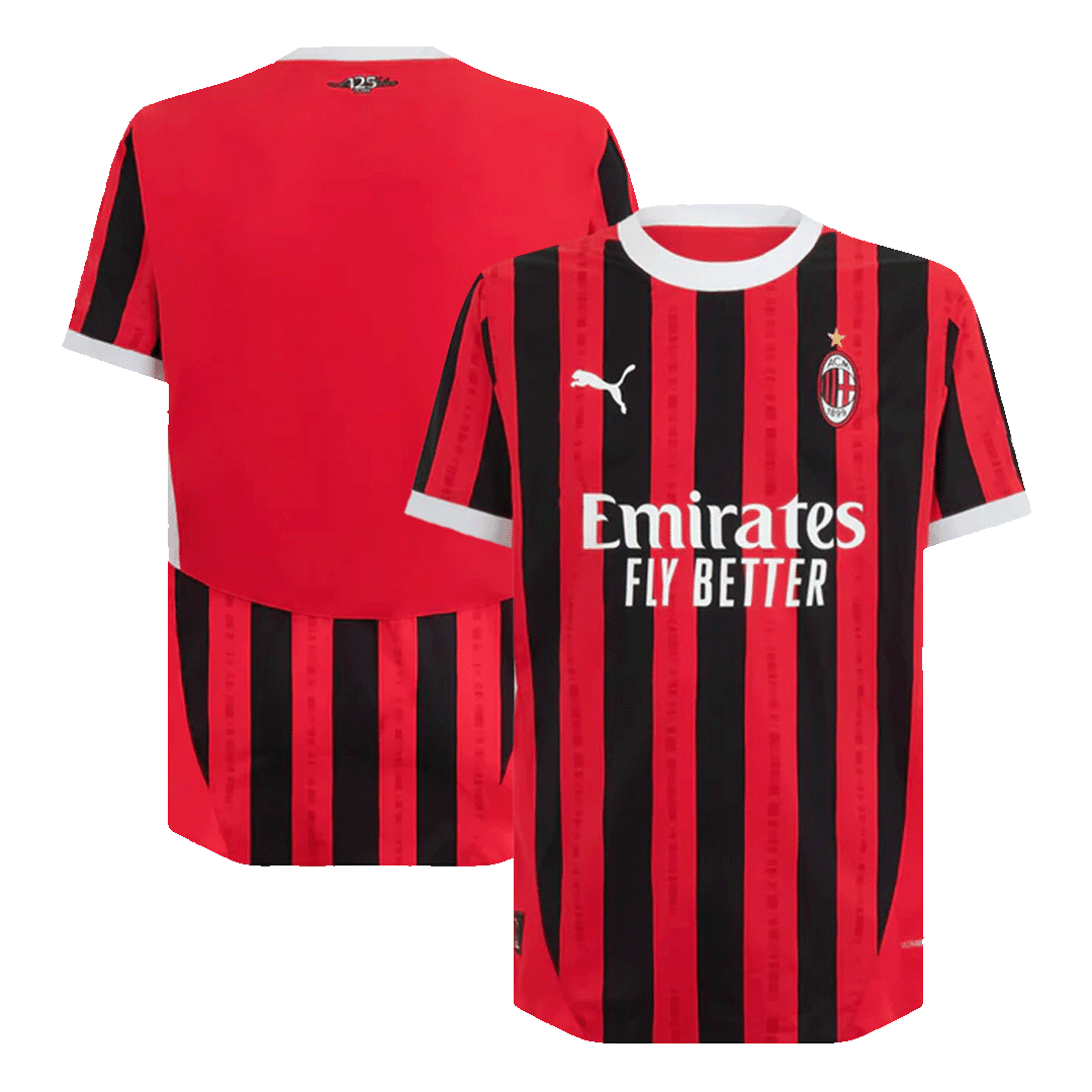 Authentic AC Milan Home Soccer Jersey 2024/25 - Image 3