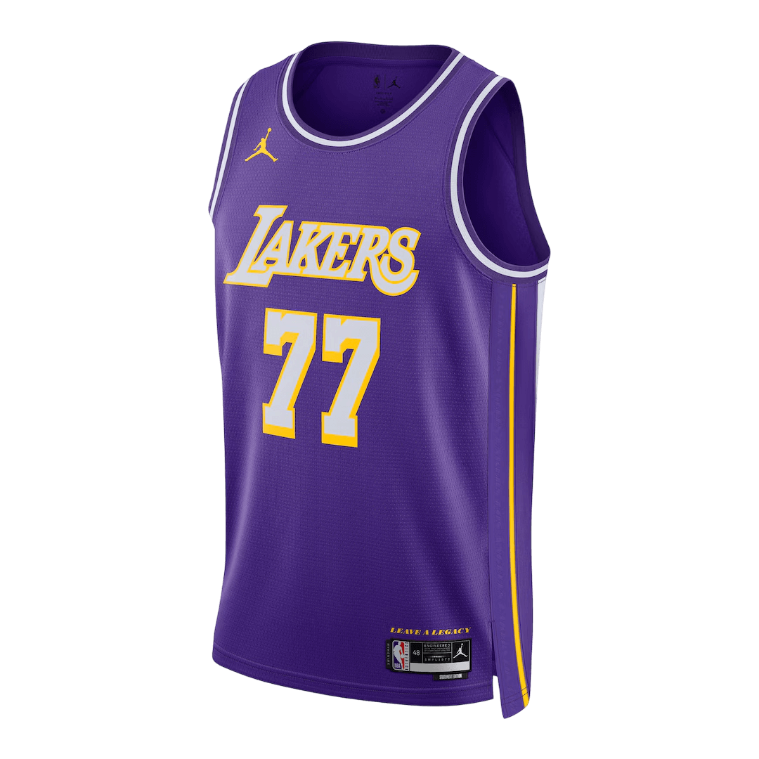 Los Angeles Lakers Dončić #77 Swingman NBA Jersey - Statement Edition - Image 2