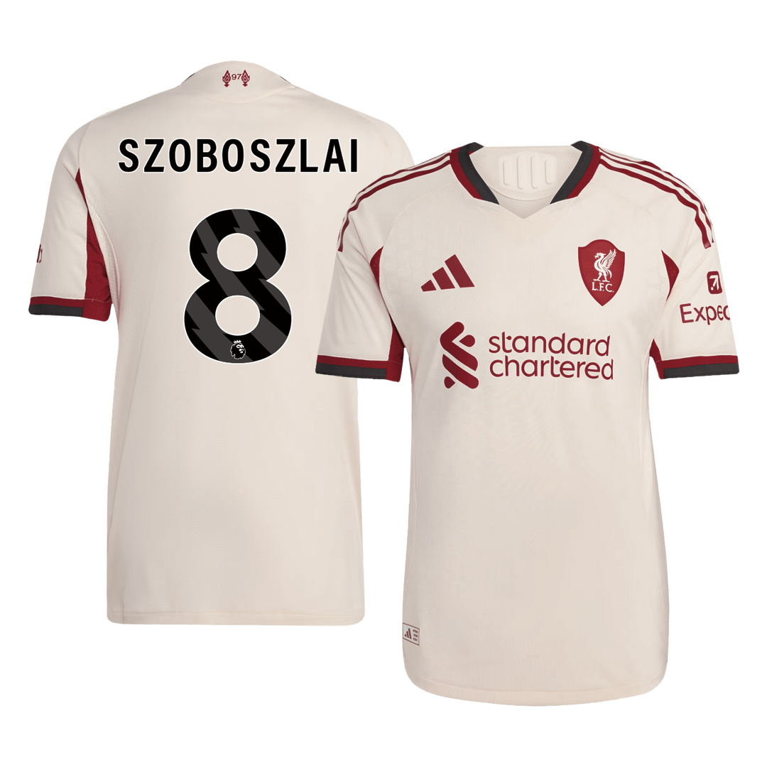 SZOBOSZLAI #8 Liverpool Away Soccer Jersey 2025/26 Player Version