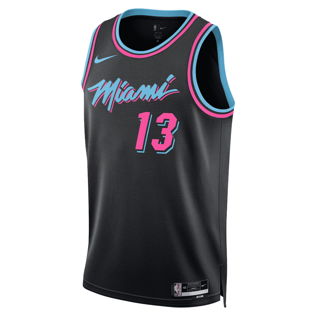 Miami Heat ADEBAYO #13 Swingman NBA Jersey - City Edition - Image 2