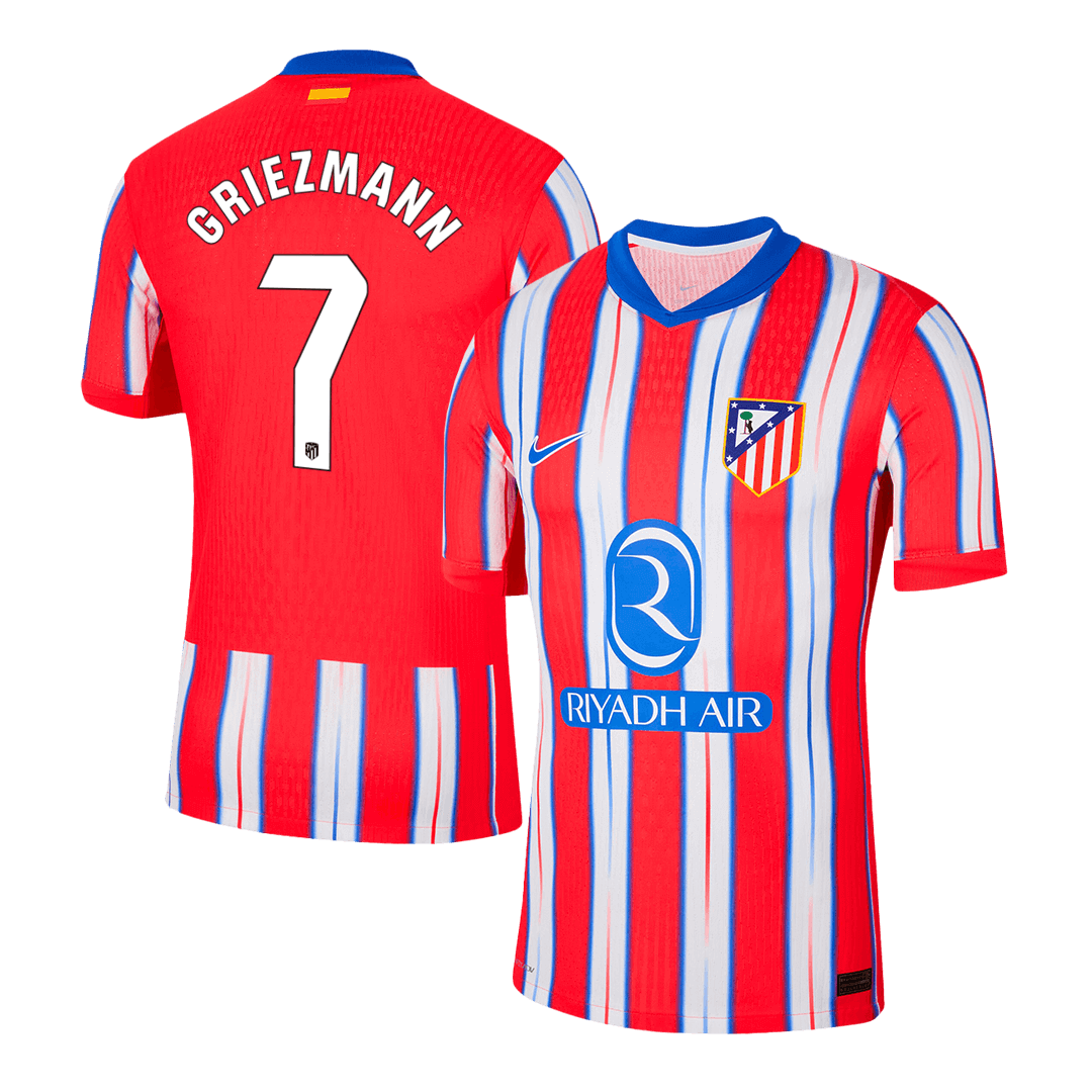 GRIEZMANN #7 Atletico Madrid Home Soccer Jersey 2024/25 Player Version