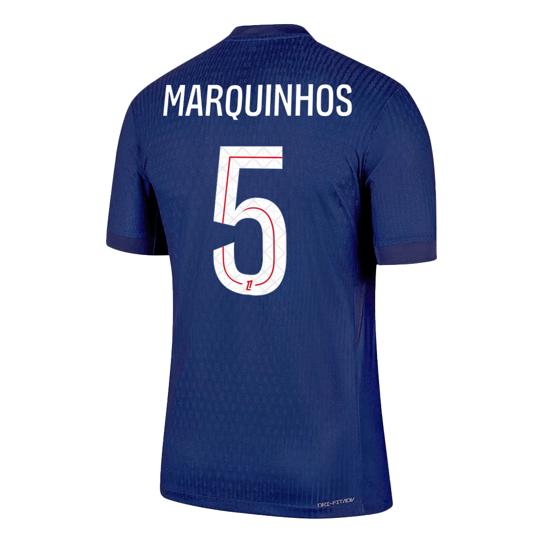 Authentic MARQUINHOS #5 PSG Home Soccer Jersey 2025/26 - Image 3
