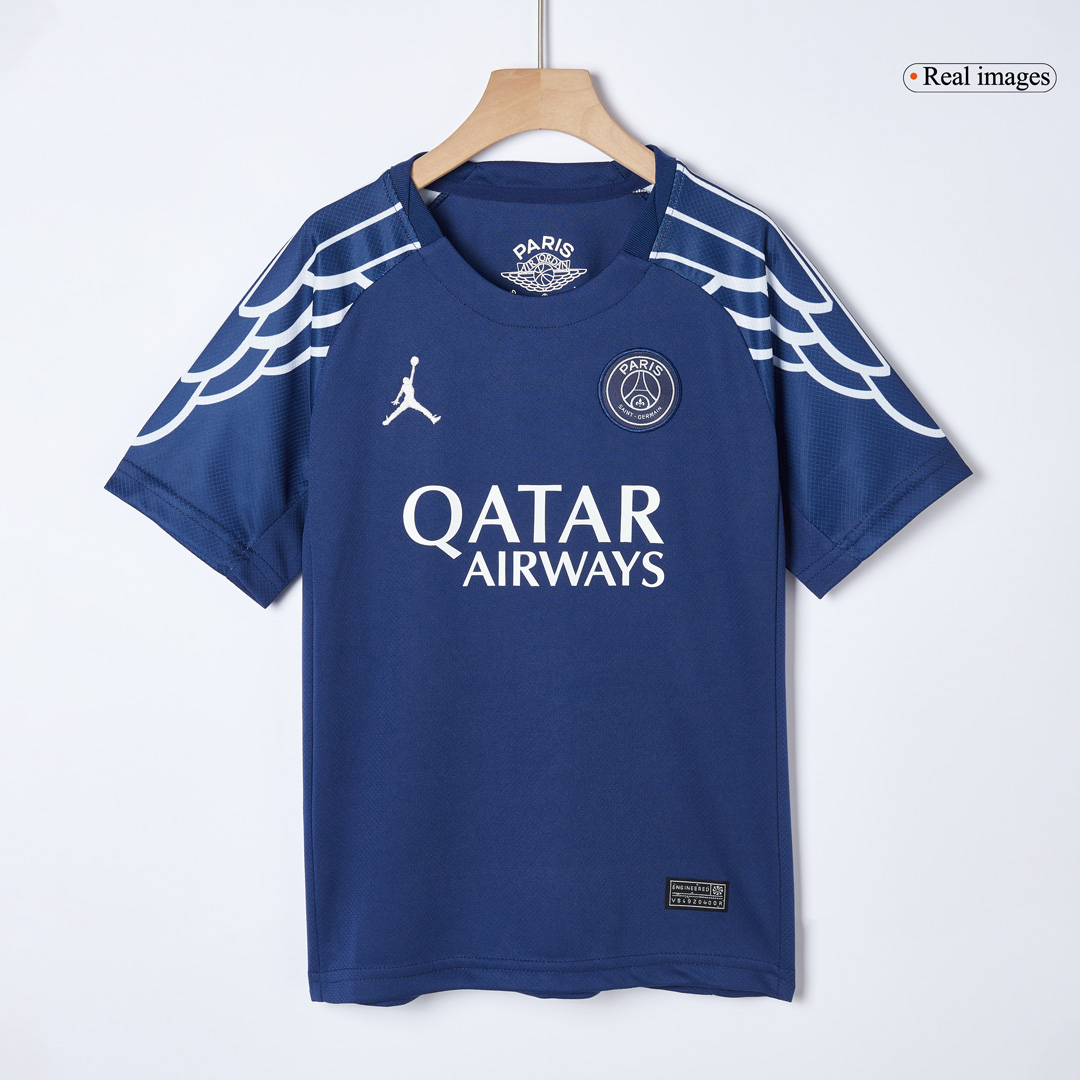 Kid's PSG Fourth Away Soccer Jersey Kit(Jersey+Shorts) 2024/25 - Image 4
