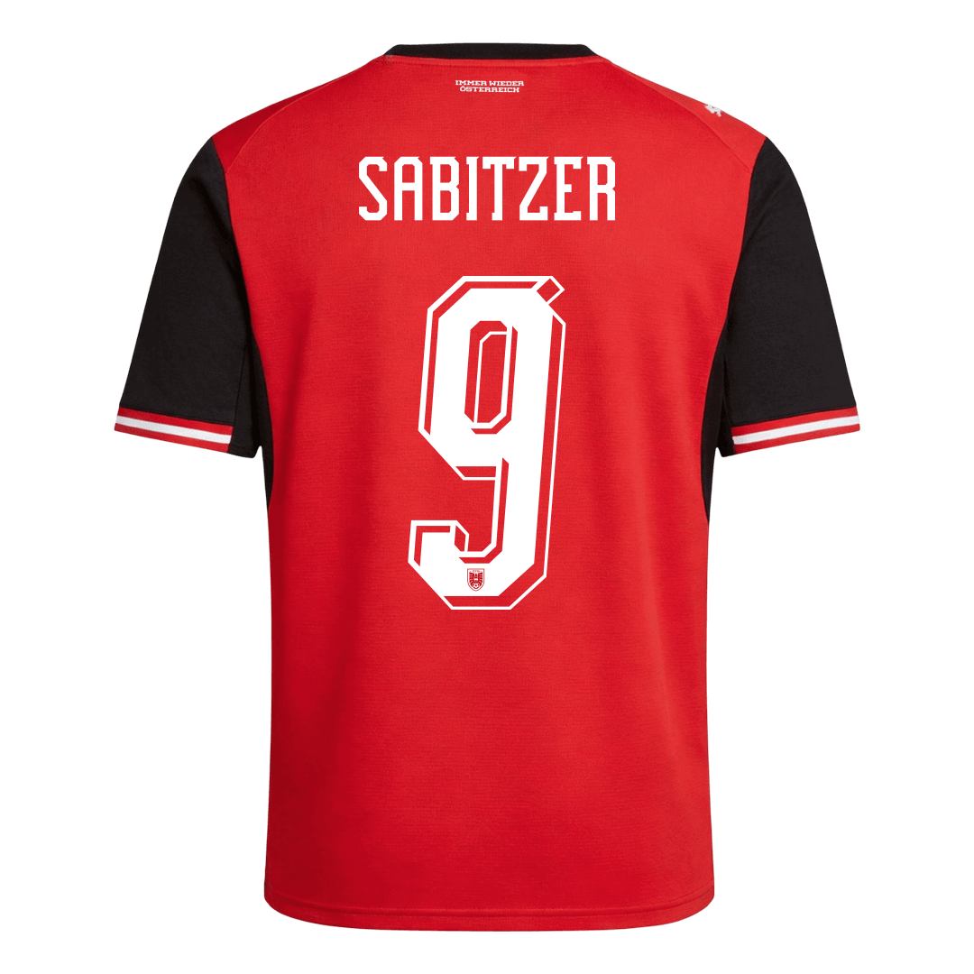 SABITZER #9 Austria Home Soccer Jersey 2026 - Image 4