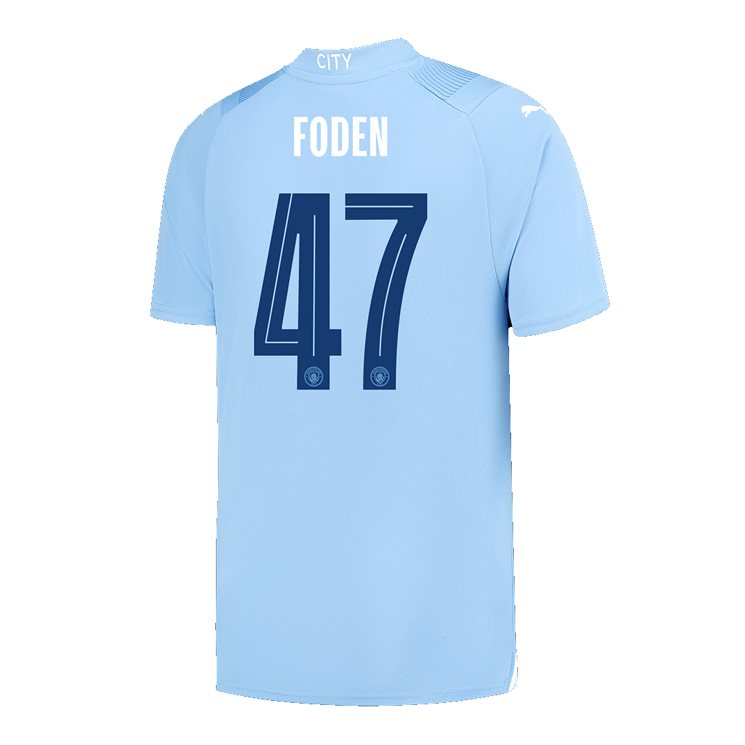 FODEN #47 Manchester City Home Soccer Jersey 2023/24 - Image 3