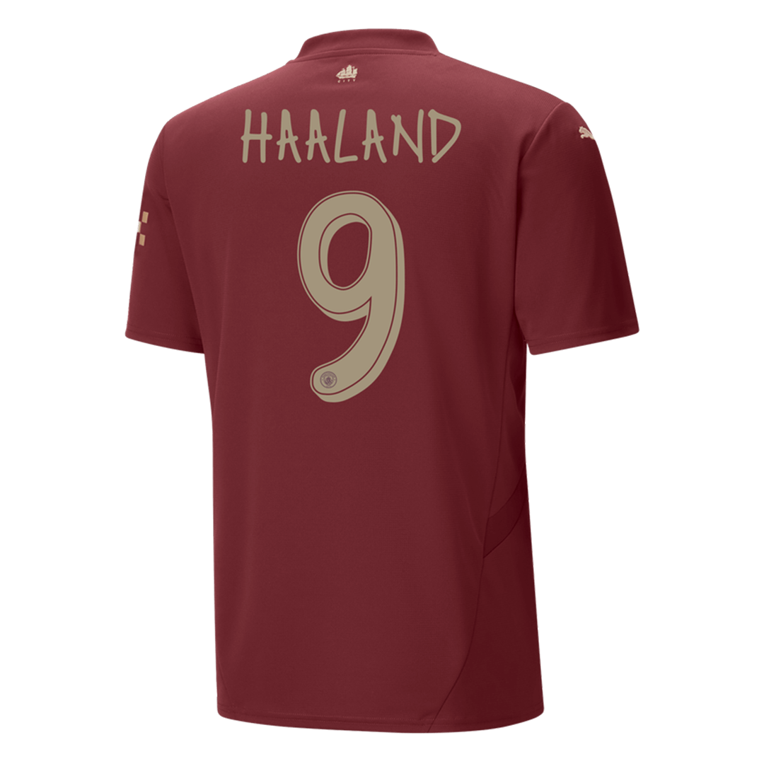 HAALAND #9 Manchester City Third Away Soccer Jersey 2024/25 -UCL - Image 3