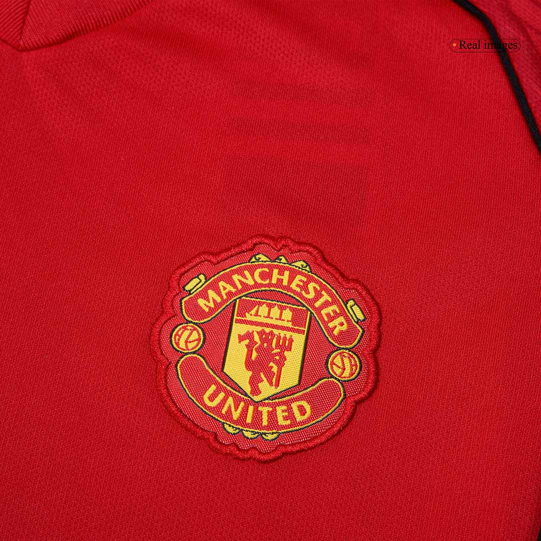 Kid's Manchester United Home Soccer Jersey Kit(Jersey+Shorts+Socks) 2025/26 - Image 8