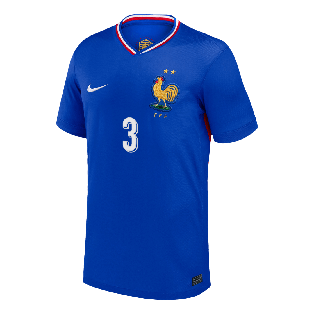 MENDY #3 France Home Soccer Jersey 2024 - Image 2