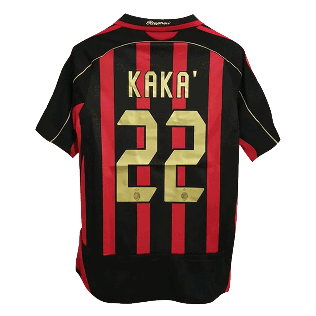 Retro KAKA' #22 2006/07 AC Milan Home Soccer Jersey