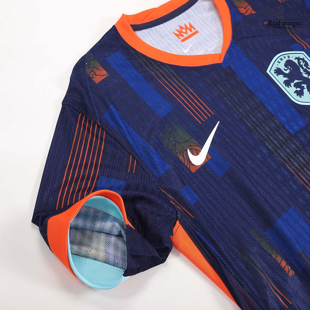 Authentic Netherlands Away Soccer Jersey Euro 2024 - Image 7
