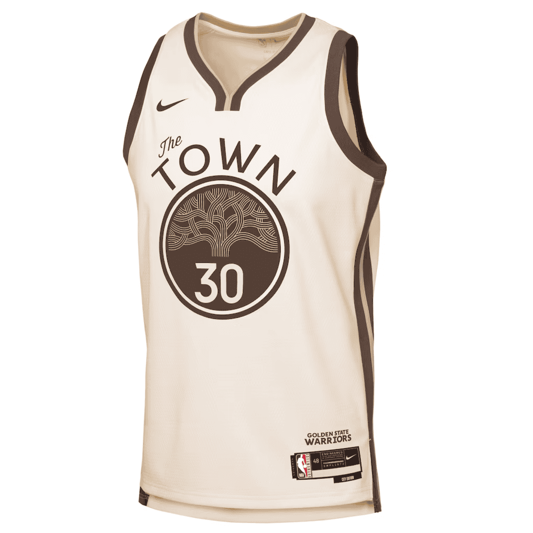 Golden State Warriors CURRY #30 Swingman NBA Jersey - City Edition - Image 2
